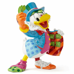 🦆🎨 Disney Britto Kollektion Onkel Dagobert Figurine - Angebot!