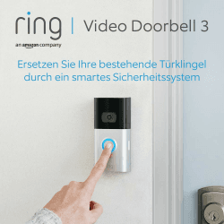 🔔 Ring Video Doorbell 3 Zertifiziert & generalüberholt | Funktioniert mit Alexa