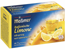 Meßmer Ländertee | Italienische Limone Tee | 20 Teebeutel