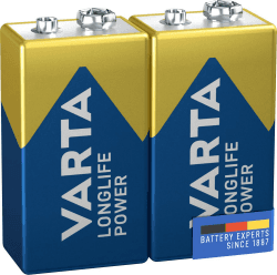 🔋 VARTA Batterien 9V Blockbatterie, 2 Stück - High Performance Qualität!