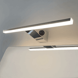 DILUMEN Wandlampe Badezimmer 🛁💡 Edelstahl Spiegellampe 40 cm 10W 800lm LED Lampe Bad