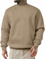 JMIERR Sweatshirt Herren Baumwolle Rundhals Hoodie Pullovers 2024 Winter Männer Soft Langarm Sweatshirts Loose Fit 🧥
