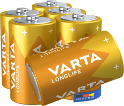 🔋 VARTA Batterien D Mono, 6 Stück, Longlife, Alkaline, 1,5V 🇩🇪