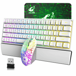 🎮🌈 60% Rabatt! Drahtlose RGB Gaming-Tastatur Maus Combo 🌟