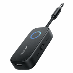 🎧 UGREEN Bluetooth 5.2 Sender Klinke Adapter für Zwei Airpods 2 in 1 Transmitter Empfänger 📡