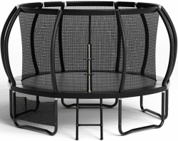 Flamaker Trampolin Outdoor Kinder - Hochwertiges Gartentrampolin Ø 366/427cm 🎮