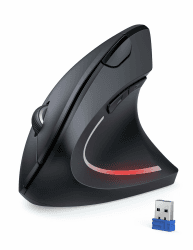 TECKNET Wireless Vertikale Ergonomische Maus 🖱️ 4800 DPI 5 Tasten Kabellose Optische Maus