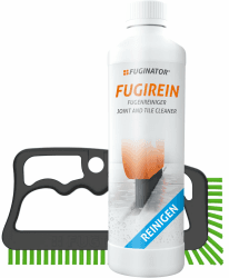 Fugenbürste grau/gün inkl. Fugenreiniger 250 ml - Fugenreinigungsset