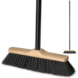 🧹🏡 Besen mit Stiel, Zimmerbesen 30 cm breit, Kehrbesen mit weichen Borsten für innen 🏡🧹
