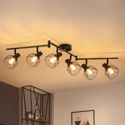 Angebot: Kimjo Led Deckenstrahler 6 Flammig in Schwarz