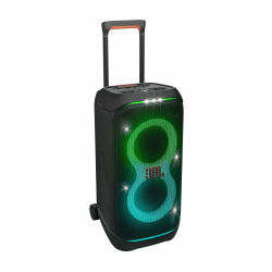 JBL PartyBox Stage 320 in Schwarz 🎶🔊 - Tragbare Bluetooth-Lautsprecher-Box mit Lichtshow und KI-Sound-Boost