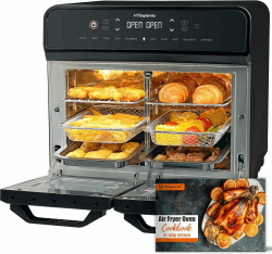 HYSapientia 22L Heißluftfritteuse 2 Kammern XXL Minibackofen 🍟🔥🍗