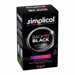 Simplicol Zurück zu Schwarz 🖤 Farberneuerung für intensives Schwarz | Farb- & Fixierpulver | 400 g