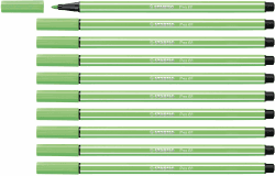 STABILO Premium-Filzstift Pen 68, 10er Pack - Minzgrün 🖋️🌈