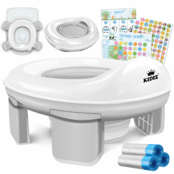 🚽👶 KIDIZ® Toilettensitz Kinder Töpfchen | Lerntöpfchen 3 in 1 Lösung