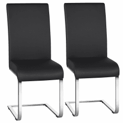 Angebot: Esszimmerstühle 2er Set Schwingstuhl Freischwinger 😍