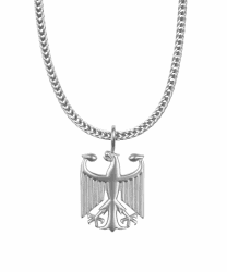 🦅 Deutschland Adler Kette Herren – Bundesadler Wappen (Edelstahl) 🇩🇪