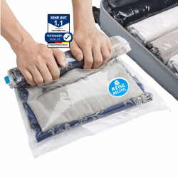 SilverRack Vakuumbeutel Reise zum Rollen [12 Stück] - Kleider Vakuumierbeutel ✅
