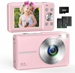 📸 Zostuic Digitalkamera Fotokamera mit 32GB Karte, FHD 1080P 44MP Fotoapparat 16X Digitalzoom 🎁