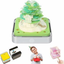 Qingning 3D Art Memo Pad 2025 Kalender 🌳 20% Rabatt 🌳