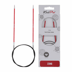 🧶🔴 KnitPro K47123 Rundstricknadel, Metal, 80cm / 2.5mm - Sonderangebot!