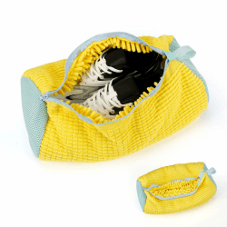 360° Reinigungsflaum Schuhsack Waschmaschine mit Reißverschluss 🌟 Wiederverwendbarer Schuhwaschbeutel 🧼
