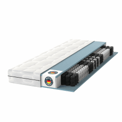 BMM Matratze 90x200 cm Ortho Medic Taschenfederkernmatratze Härtegrad H4