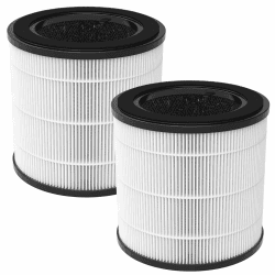 2 Stück Ersatzfilter für Philips 800 Serie Luftreiniger - H13 HEPA & Aktivkohlefilter