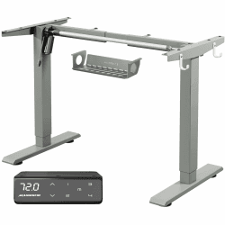 MAIDeSITe Höhenverstellbarer elektrischer Schreibtisch 🚀 T1 Pro(Grau)
