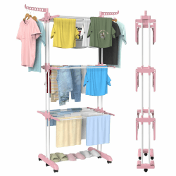 🌟 Super Angebot! Innotic Wäscheständer mit Rollen - Platzsparend und Multifunktional 🌈