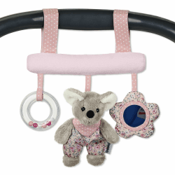 🌟 Sterntaler 6602001 Spielzeug zum Aufhängen mit Klettverschluss, Maus Mabel 🐭🌈