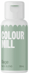 Colour Mill Oil Blend Sage Lebensmittelfarbe auf Ölbasis - 20ml Salbei