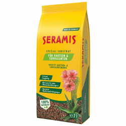 🌵🌿 Seramis Spezial-Substrat für Kakteen und Sukkulenten, 7 l – Pflanzen Tongranulat, Kakteenerde Ersatz 🏜️