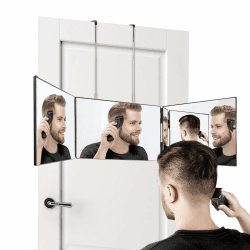 🌟 iSawSee 360 Grad Spiegel-3 Wege Mirror mit Haken 🌟