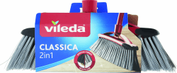 🧹 Vileda 2-in-1 Zimmer-Besen Classica Ersatzkopf - Grau