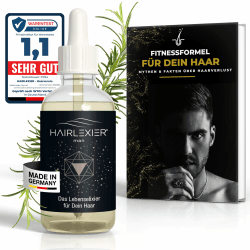Haarwuchsmittel Männer 🌿 Natürliches Haarserum gegen diffusen Haarausfall