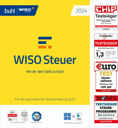 🌟 WISO Steuer 2024 für Steuerjahr 2023 - Windows, Mac, Smartphones und Tablets 🌟