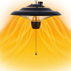 🔥🌿 DONYER POWER Outdoor Heizungen für Garten Terrasse Halogenheizung 800W & 2000W Elektrische Heizung