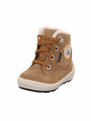 Superfit Jungen Groovy 2.0 Warm Gefütterte Gore-tex Schneestiefel 22 EU Weit Braun Orange 3000 ❄️🥾