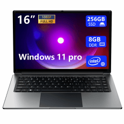 16-Zoll-Laptop mit 8GB DDR und 256GB SSD 🚀