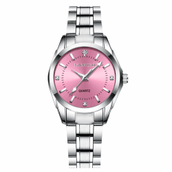 🕰️ Aswan Watch Damen Analog Quarz Armbanduhr mit Edelstahlarmband