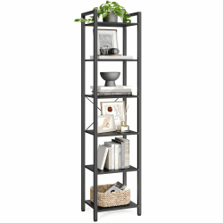 VASAGLE Regal, Bücherregal, Standregal, DVD-Regal 📚🏡