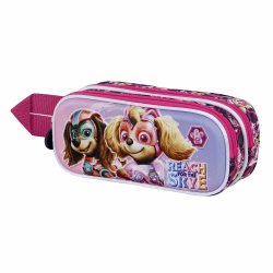 🐾 Paw Patrol Mighty-3D Doppelfedermäppchen, Rosa, 22 x 9,5 cm - 15% Rabatt!