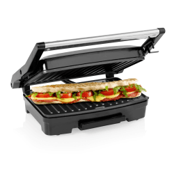 👑🔥 Princess 117501 Kontaktgrill - Grillfläche 23 x 15 cm - 🍳 Antihaftbeschichtung - 🥓 herausnehmbare Fettauffangschale - 750 W- beweglicher Deckel 🔥👑