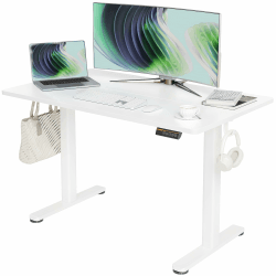 🌟 Claiks Schreibtisch Höhenverstellbar Elektrisch 120x60 cm 🌟