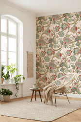 Komar Vlies Fototapete FLEURS 🌼 | Retro, Blumen, Jugendstil | 200x280cm | HX4-021