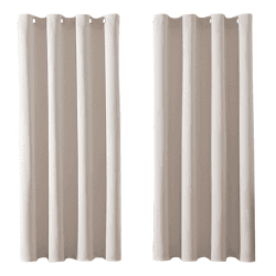 🌟 MRTREES Blickdicht Gardinen Set 2er Pack - Beige Creme 160×140cm