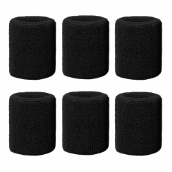 Flintronic Schweißbänder Handgelenk - Set mit 6 Stück 🏋️‍♂️