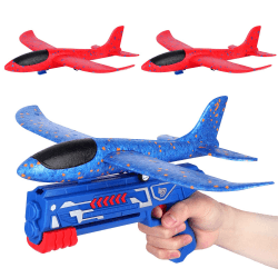 🚀 Flugzeug Spielzeug-Set mit Katapult Pistole für Kinder ab 3 Jahren 🛩️