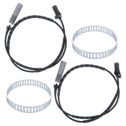 🚗 Doo Engy ABS-Raddrehzahlsensor Sensor ABS-Sensor und ABS Ring Sensorring 48 Zähne Hinten Links Rechts für B-MW 1-er E81 E87 3-er E90 E91 E92 🚗